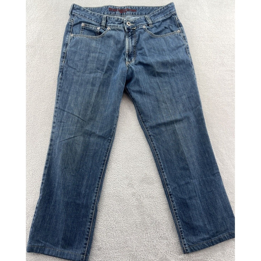 Joker Jeans Men's Sz 36x30 Double Saddle Stitched Medium Wash